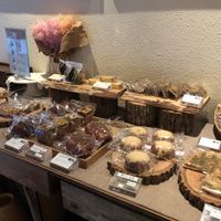 Vegan display at Doco - City Farm House Cafe in Busan