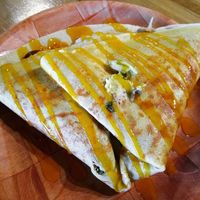 Veggie crepe with lentils and extra avo🤤 at Unity Cafe in Parkersburg