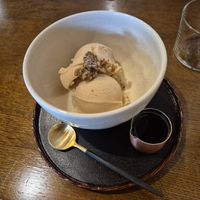Affogato at Itadakizen Colline de Tara in Nagoya