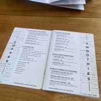 Menu May 2022  at I Am Vegan Babe in Canggu