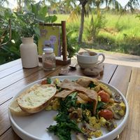 Crazy breakfast   at I Am Vegan Babe in Canggu
