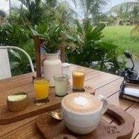 Ginger shots for the extra energy   at I Am Vegan Babe in Canggu