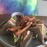 Club sandwich   at I Am Vegan Babe in Canggu