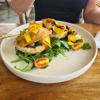 With bacon on the top   at I Am Vegan Babe in Canggu