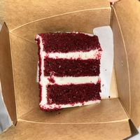 Red velvet cake  at I Am Vegan Babe in Canggu