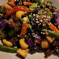 Teriyaki bowl at I Am Vegan Babe in Canggu