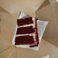 Red velvet cake  at I Am Vegan Babe in Canggu