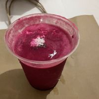 Sweet dragon smoothie  at I Am Vegan Babe in Canggu