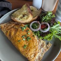 Greek omelette at I Am Vegan Babe in Canggu