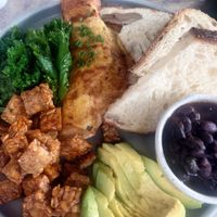 Self made brekki at I Am Vegan Babe in Canggu