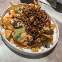 Mini nachos. Not mini almost a full meal at I Am Vegan Babe in Canggu