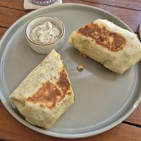 Tuna-less wrap at I Am Vegan Babe in Canggu