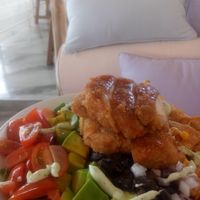 Chicken salad at I Am Vegan Babe in Canggu