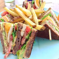 Club sandwich  at I Am Vegan Babe in Canggu