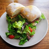 Breakfast Sandwich at I Am Vegan Babe in Canggu