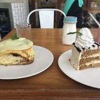 Cinnamon Roll & Vanilla Cream Cake at I Am Vegan Babe in Canggu