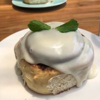 Cinnamon scroll at I Am Vegan Babe in Canggu