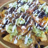 Nachos at I Am Vegan Babe in Canggu