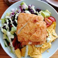 Salad at I Am Vegan Babe in Canggu