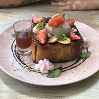 French toast so good  at I Am Vegan Babe in Canggu