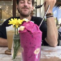 Great smoothies at I Am Vegan Babe in Canggu