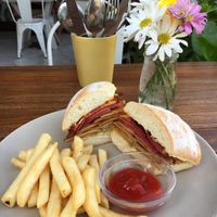 Cuban sandwich at I Am Vegan Babe in Canggu