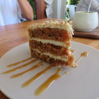 Carrot cake at I Am Vegan Babe in Canggu