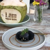 Red Velvet Ball at I Am Vegan Babe in Canggu