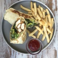 Chicken Wrap at I Am Vegan Babe in Canggu