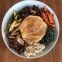 Korean Bowl at I Am Vegan Babe in Canggu