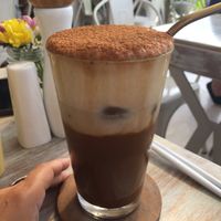 Cinnamon iced coffee  at I Am Vegan Babe in Canggu