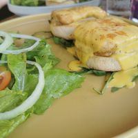 Vegan Benedict at I Am Vegan Babe in Canggu