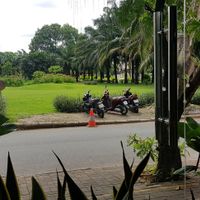 Park in Front of Restaurant at Vegan Garden - Tan Phong in Ho Chi Minh City