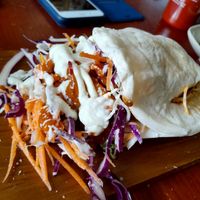 A messy kebab thing at Vegan Garden - Tan Phong in Ho Chi Minh City