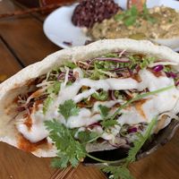 Pita with meatballs at Vegan Garden - Tan Phong in Ho Chi Minh City