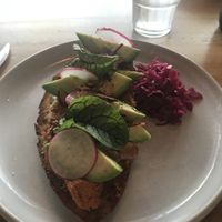 Avo toast at Felix For Goodness in Brisbane
