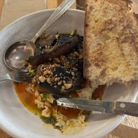 Breakfast Hummus veganised  at Felix For Goodness in Brisbane