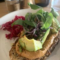 Vegan avocado toast. So good! at Felix For Goodness in Brisbane