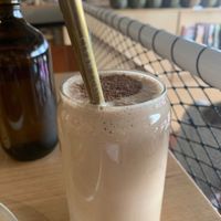 Peanut butter smoothie. Wow!!! at Felix For Goodness in Brisbane