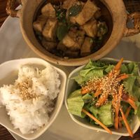 Tofu, lemongrass  at Vegan Zone in Hoi An