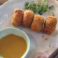 Potato cakes at Vegan Zone in Hoi An