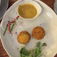 Potato cake (originally more, we could not wait to eat them) at Vegan Zone in Hoi An