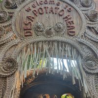 Stunning Entrance into the resort at Potato Head Beach Club in Kerobokan Kelod