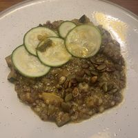 Grains, courgette  at Hillside Kitchen & Cellar in Wellington