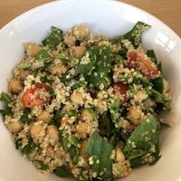 Quinoa chick pea salad   at Henny's HomeMade in Amsterdam