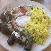 Vegetarian Falafel Plate  at Petra Cafe in Hattiesburg