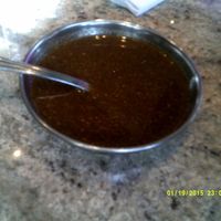 Sauce a pakora at Pushap - Namur in Montreal