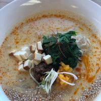 Vegan miso ramen at Workshop Vegetarian Cafe- East Vancouver in Vancouver