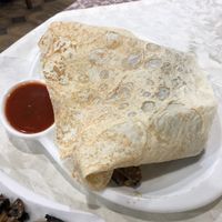 Made myself a vegan wrap at Karimbek in Samarkand