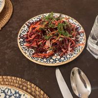 Elixer salad (vegan)  at Old City Restaurant in Samarkand